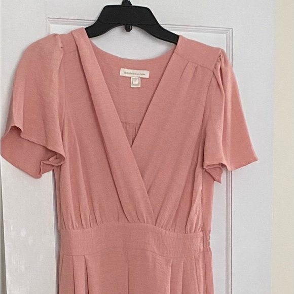 Beautiful dusty pink jumpsuit size L fits like 8 - Picture 1 of 4